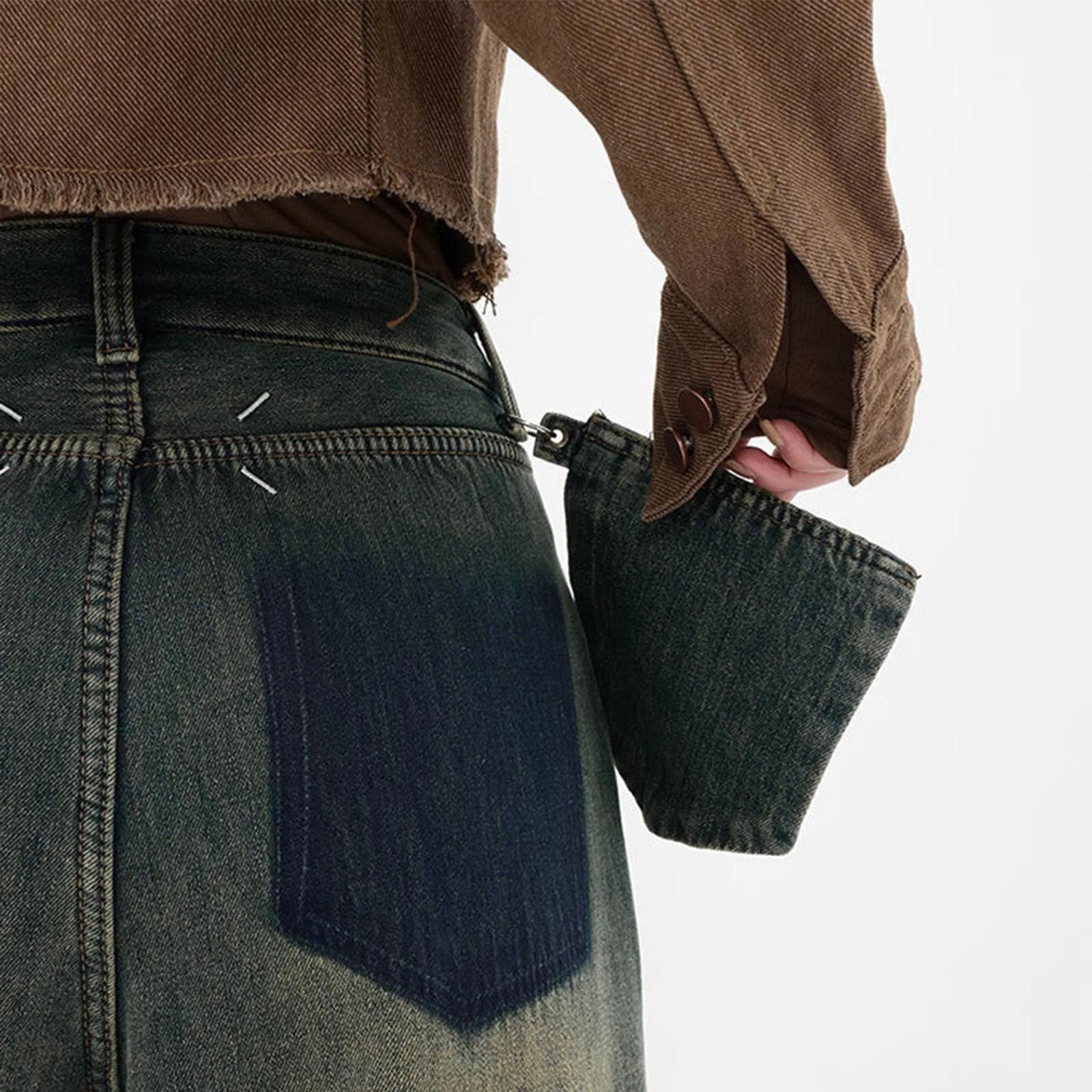 Aiertu Wide Leg Vintage Jeans Aiertu