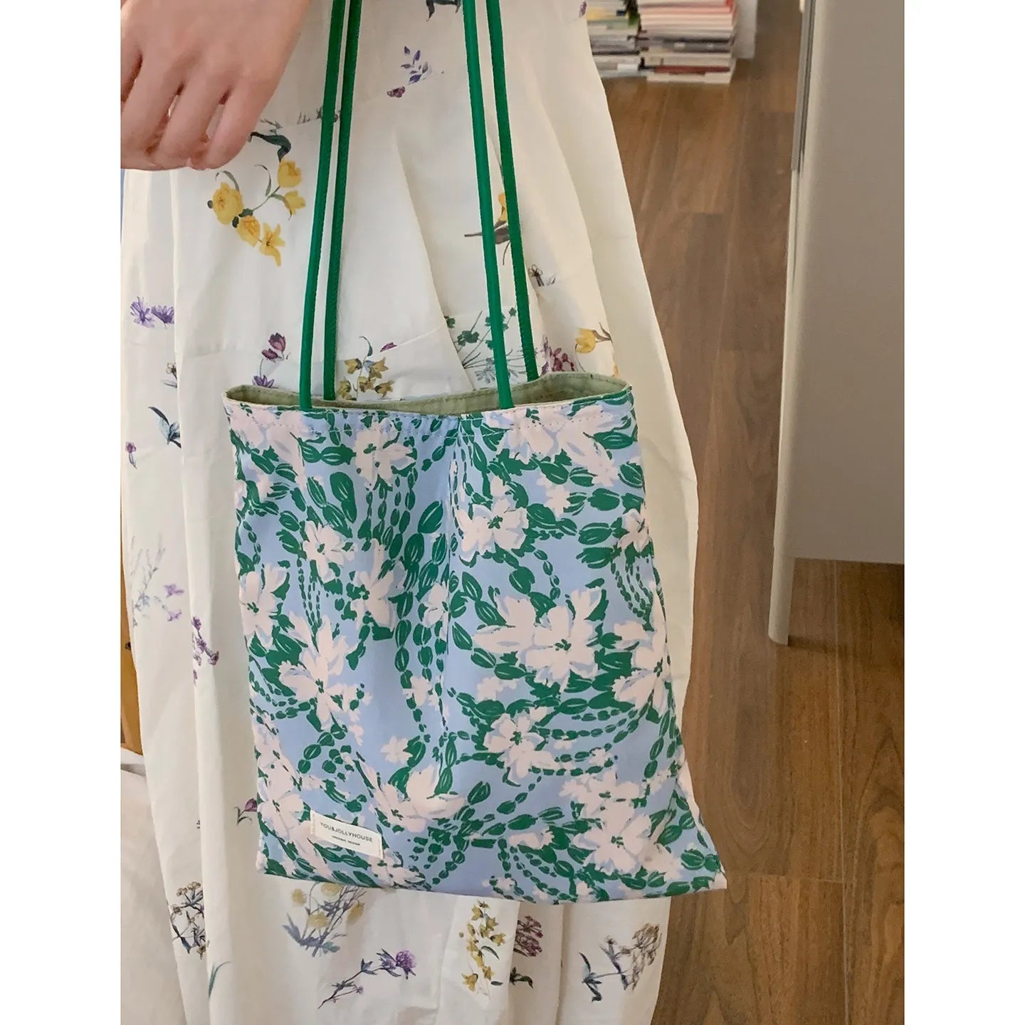 AIERTU  -  Flower Canvas Underarm Bag for Women New Fashionable New Chinese Style Large Capacity Cloth Bags Aiertu