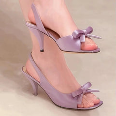 AIERTU  -  Fashion Designer Women's Shoes Elegant French High Heeled Sandals for Woman Exquisite Round Head Casual Shoes Sandalias De Mujer Aiertu
