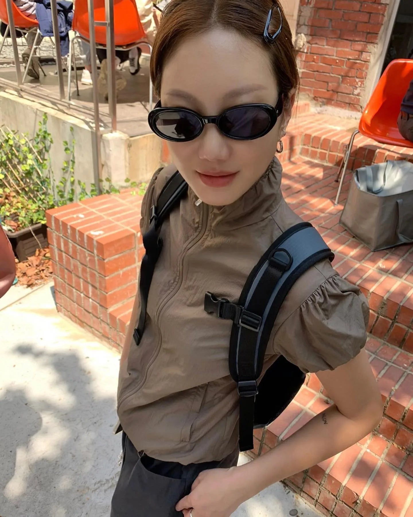 Aiertu Summer Thin Sun Protection Short Sleeve Jackets Vintage Slim Stand Neck Coat Casual Zipper Y2k Aesthetic Cargo  Solid Coats Aiertu