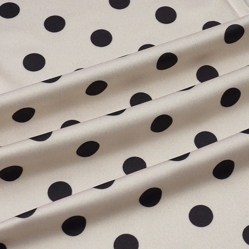 AIERTU  -  Retro Polka Dot Printed Micro-pull Pants Autumn New Loose Casual Low-rise Trousers Aiertu