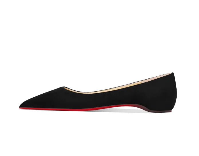 AIERTU  -  Autumn New Pointed Temperament, Small and Fresh, Inner Height Increasing Matte Flat Shoes, Women's Shallow Mouth Single Shoes Aiertu