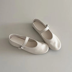 AIERTU  -  New Women's Mary Jane Shoes Exquisite Soft Leather Casual Shoes for Woman French Style Flat Shoe Designer Shoes Zapatos De Mujer Aiertu