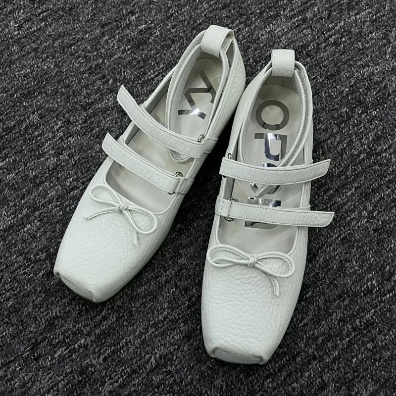 AIERTU  -  New Women Mary Jane Shoes Exquisite Ballet Casual Shoes for Woman Fashion Square Head Sneakers Designer Shoes Zapatos Mujer Aiertu