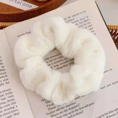 Aiertu Autumn Winter New Sweet Plush Soft Girls' Women Pompom Hair Ties Elastic Hair Band  Ropes  Accessories Headwear aiertu