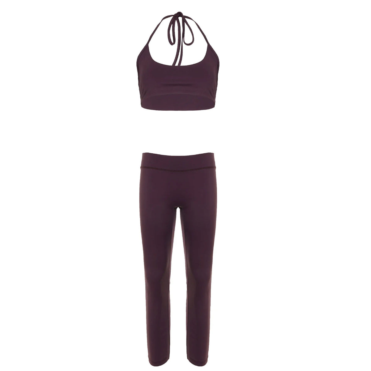 AIERTU  -  Spice Girl Suspender Vest Low Waist Skinny Hip Wrap Pants Two-piece Set Solid Color Simple Casual Sports Suit Aiertu