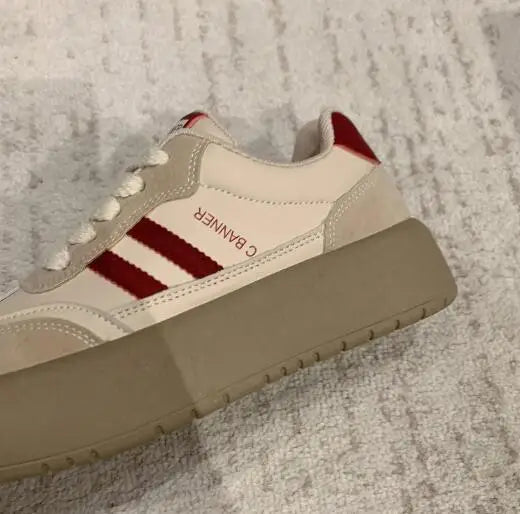 Aiertu Thick Soles Increase Shoes for Women 2024 Autumn Sneakers Korean Version Retro Fashion All Wear Light Sports Casual Board Shoe Aiertu