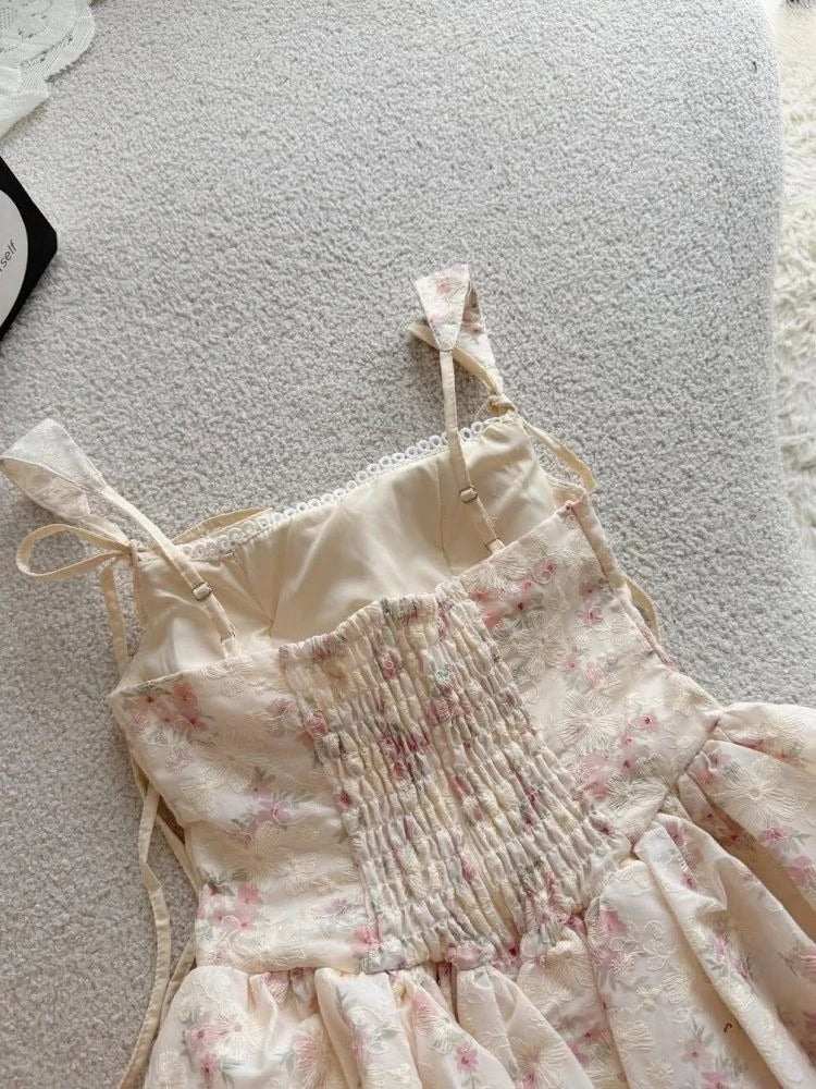 AIERTU  -  New Korean Style Sweet Kawaii Strap Dress Women Chic Design Y2k Slim Fashion Mini Dress Japanese Cute Casual High Street Outfits Aiertu