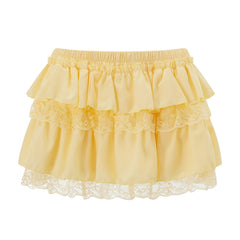 AIERTU  -  Womens y2k Kawaii Harajuku Layered Mini Skirt Lace Trim Low Waist A-Line Tiered Ruffle Skirt Casual Summer Skirts Streetwear Aiertu