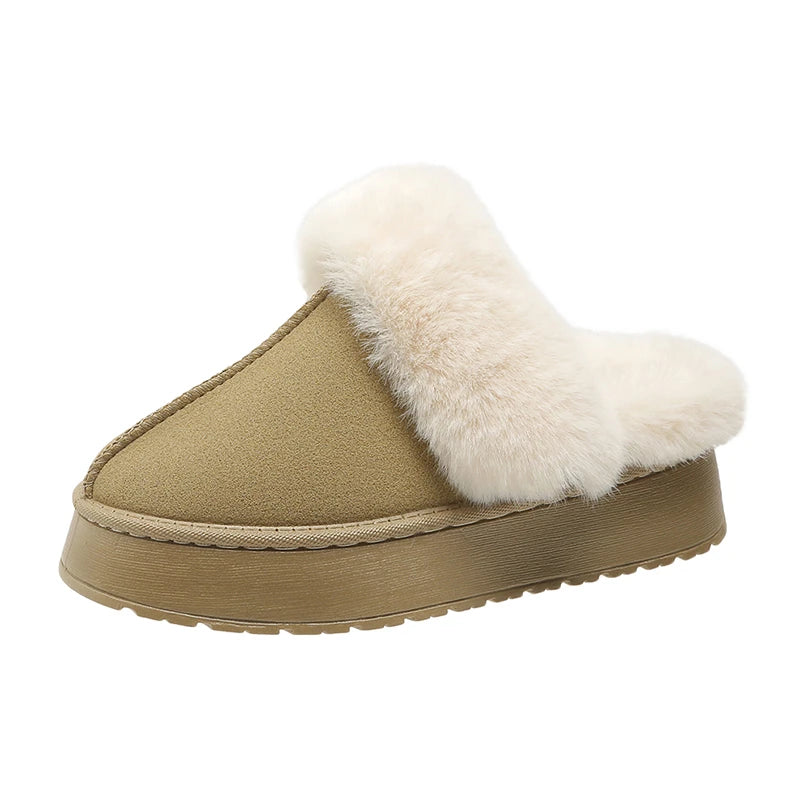 2024 Women's New  Boots Women Plus Velvet Warm Short Tube Women's Boots Korean Casual Snow Boots Students Wild Cotton Shoes Aiertu