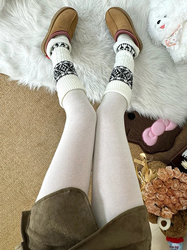 AIERTU  -  Y2K Autumn Thin Basic Tights Women's Pantyhose Elastic High Waist Stockings Body Shapeing Leggings Harajuku Streetwear Aiertu