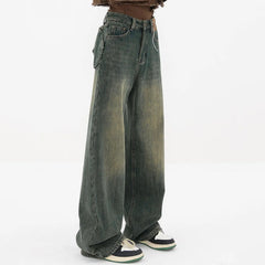 Aiertu Wide Leg Vintage Jeans Aiertu