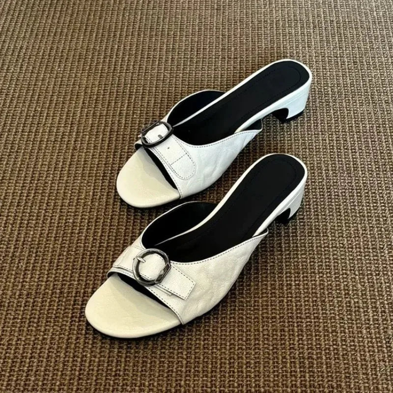 AIERTU  -  Womens Sandals Exquisite French Style High Heeled Sandals for Woman Fashion Vacation Casual Shoes Designer Shoes Sandalias Mujer Aiertu