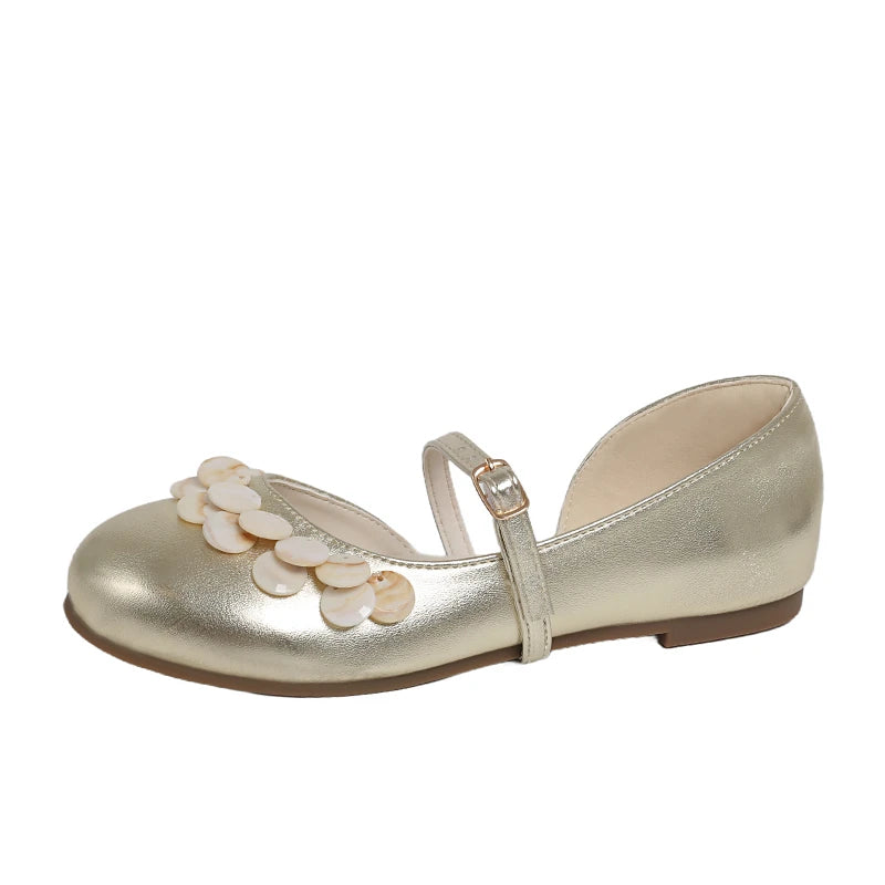 AIERTU  -  Spring New Fashion Single Shoes Shallow Mouth Versatile Block Heel Flower One Buckle Mary Jane Shoes Aiertu