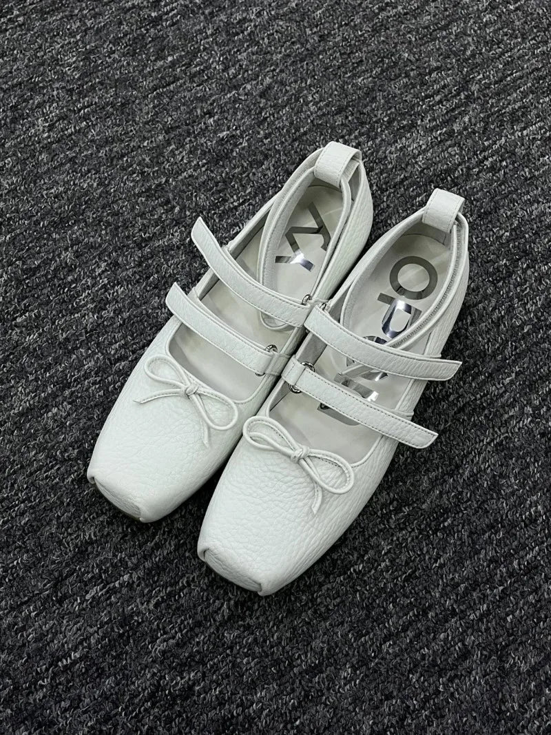 AIERTU  -  New Women Mary Jane Shoes Exquisite Ballet Casual Shoes for Woman Fashion Square Head Sneakers Designer Shoes Zapatos Mujer Aiertu