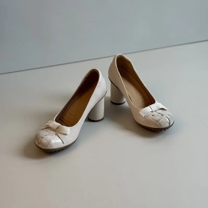 AIERTU  -  Retro Women's Mary Jane Shoes Fashion Round Head High Heels for Woman Exquisite Lolita Casual Shoes Designer Shoes Zapatos Mujer Aiertu