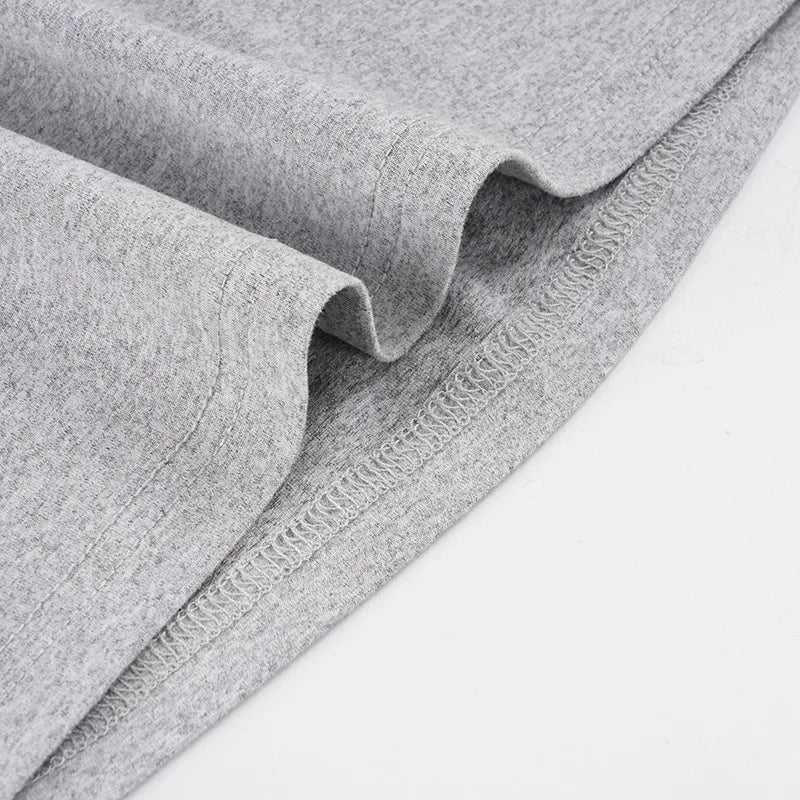 AIERTU  -  Women's Pleated High Waist Casual Solid Color Midi Flare Pants Y2K Overlap Summer Loose Fit Loungewear Bottoms Aiertu