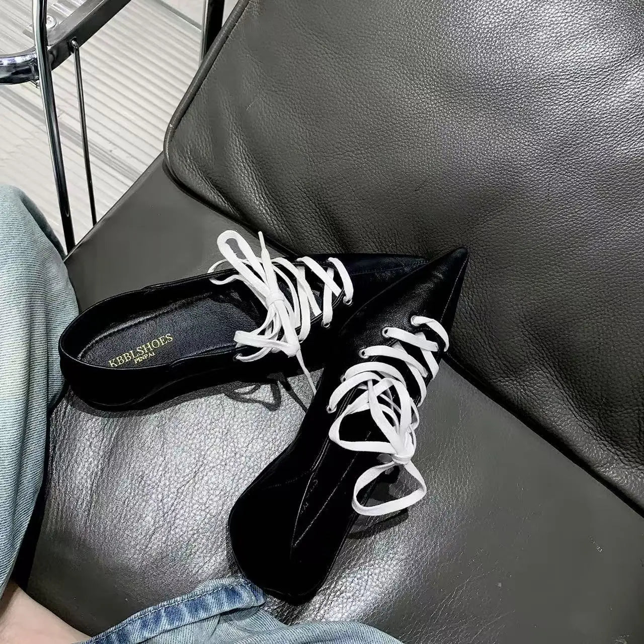 AIERTU  -  Fashion Women's Shoes Retro French Style Casual Shoes for Woman Exquisite Soft Leather Flat Shoe Designer Shoes Zapatos De Mujer Aiertu