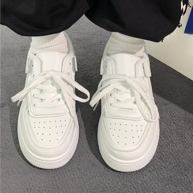 Aiertu Tennis Sneakers Woman Spring Autumn Sports Board Shoes Fashion Comfort Colorful Casual Academy Style Little White Shoes Female Aiertu