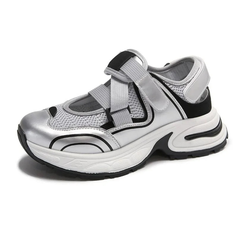 Aiertu Back  to school  2024 summer New Fashion Women's Platform Sneakers Comfortable Woman Casual Chunky sandals Vulcanized Tennis Female Aiertu