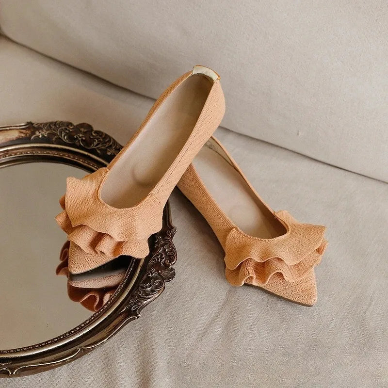AIERTU  -  New Women's Shoes Elegant French Style Casual Shoes for Woman Comfortable Flat Bottom Work Shoe Designer Shoes Zapatos De Mujer Aiertu