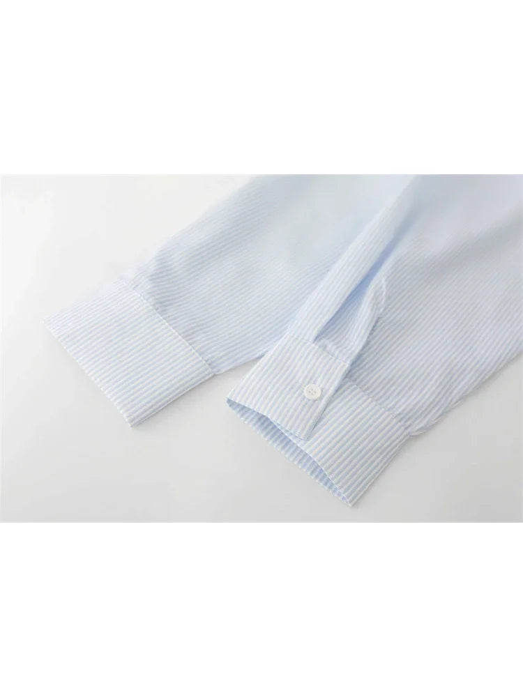 Aiertu Women Skirt Sets Vintage Long Sleeve Shirt and A-Line Mini Pleated Skirt Y2k Elegant Harajuku Two Piece Suit 2000s Clothes 2024 Aiertu