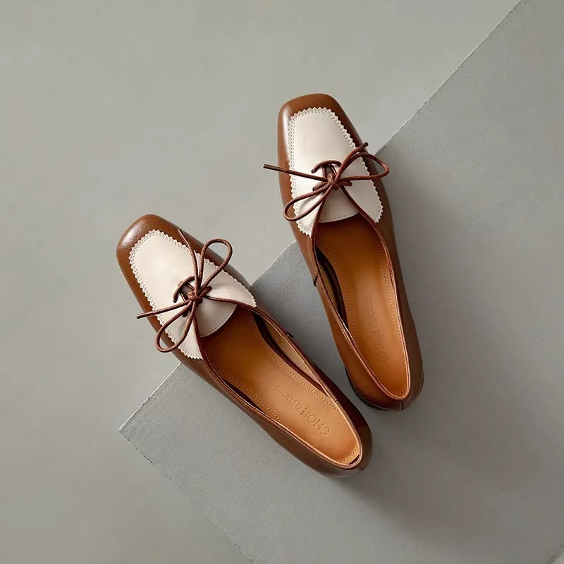 AIERTU  -  Classic Women's Shoes Retro Luxury Genuine Leather Loafers for Woman Exquisite Britain Casual Shoes Designer Shoes Zapatos Mujer Aiertu