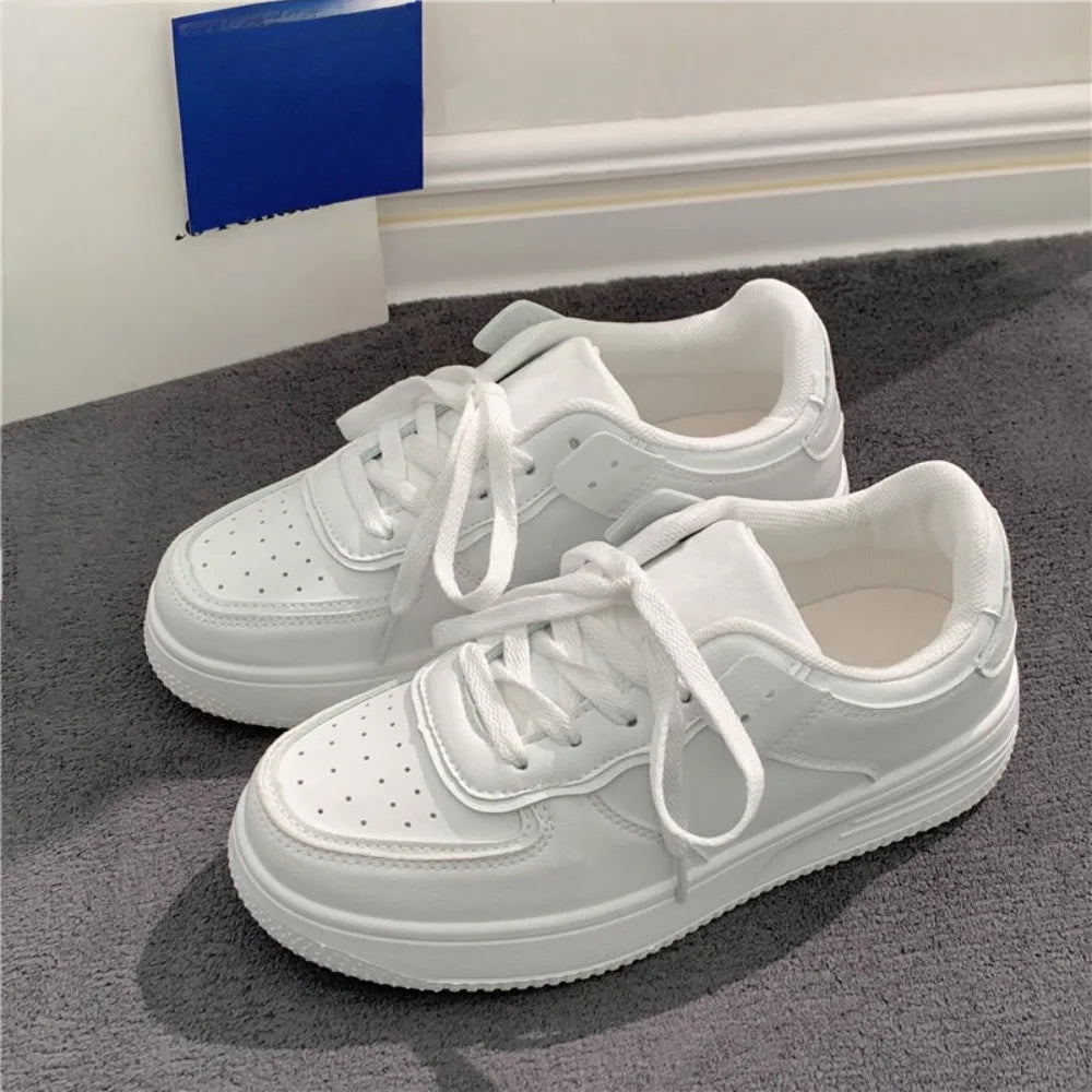 Aiertu Tennis Sneakers Woman Spring Autumn Sports Board Shoes Fashion Comfort Colorful Casual Academy Style Little White Shoes Female Aiertu