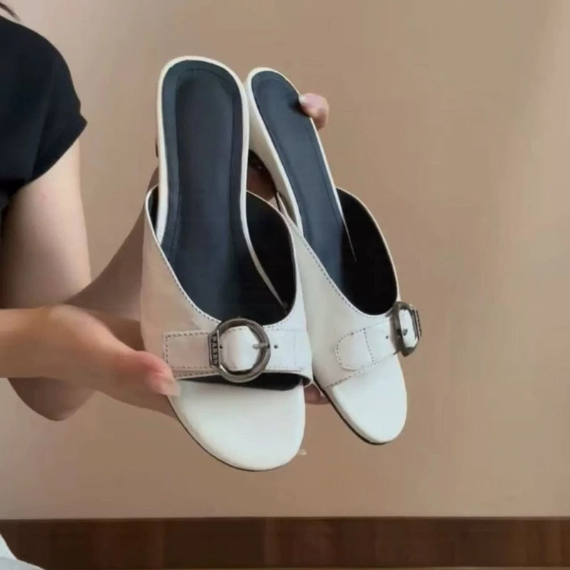 AIERTU  -  Womens Sandals Exquisite French Style High Heeled Sandals for Woman Fashion Vacation Casual Shoes Designer Shoes Sandalias Mujer Aiertu