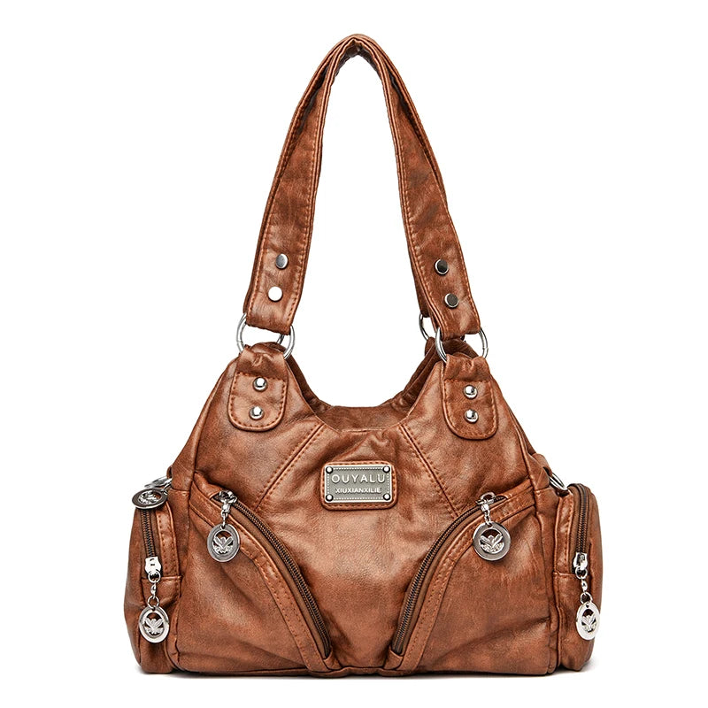 Aiertu Hot Luxury Handbags Women Bags Designer Crossbody Large Capacity Female Shoulder Bag Fashion Brand Ladies Leather Messenger Bags Aiertu