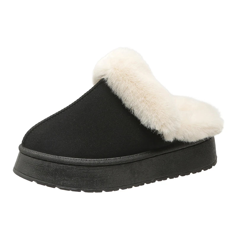 2024 Women's New  Boots Women Plus Velvet Warm Short Tube Women's Boots Korean Casual Snow Boots Students Wild Cotton Shoes Aiertu