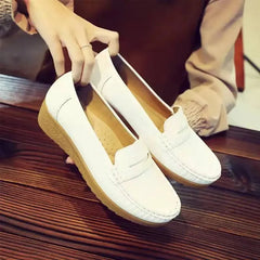 AIERTU  -  Women's Soft Bottom Spring Autumn New Style Korean Version Versatile Flat Heel Breathable Anti-Slip Single Shoe Summer Aiertu