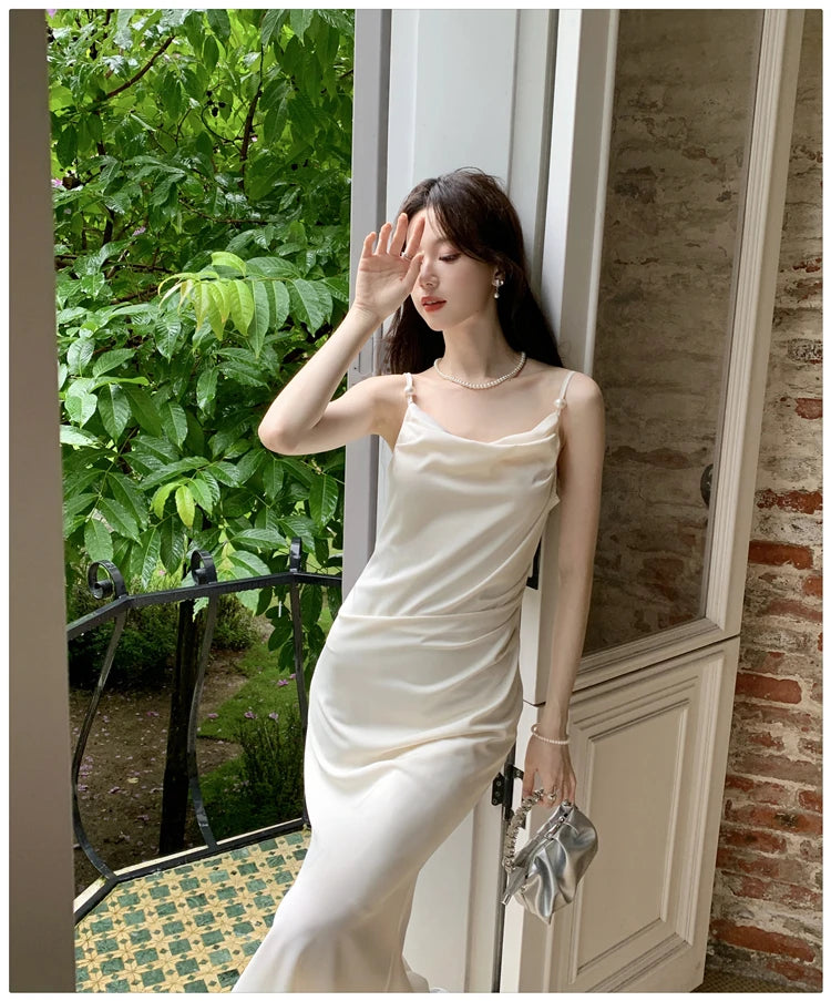 Aiertu Sexy Summer Women Spaghetti Strap Bodycon Party Dress Sleeveless Casual Solid Chic Evening Club Birthday Vestidos Female Clothes Aiertu