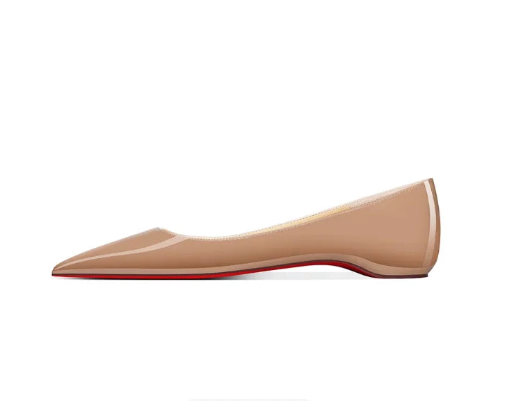 AIERTU  -  Autumn New Pointed Temperament, Small and Fresh, Inner Height Increasing Matte Flat Shoes, Women's Shallow Mouth Single Shoes Aiertu
