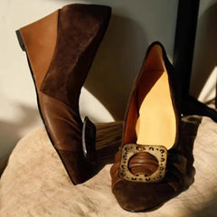 AIERTU  -  Retro Women's Mary Jane Shoes Exquisite French Style High Heels for Woman Elegant Casual Shoes Designer Shoes Zapatos De Mujer Aiertu