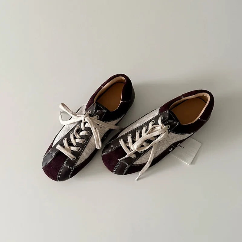 AIERTU  -  New Women's Shoes Fashion Retro Moral Training Shoes for Woman Exquisite Lace Sports Casual Shoe Designer Shoes Zapatos De Mujer Aiertu