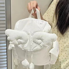 AIERTU  -  Angel Wing Backpack Bag Portable Lightweight Cute School Student Girls Shoulder Kawaii Travel Daypack Fashion Casual Teen Gift Aiertu