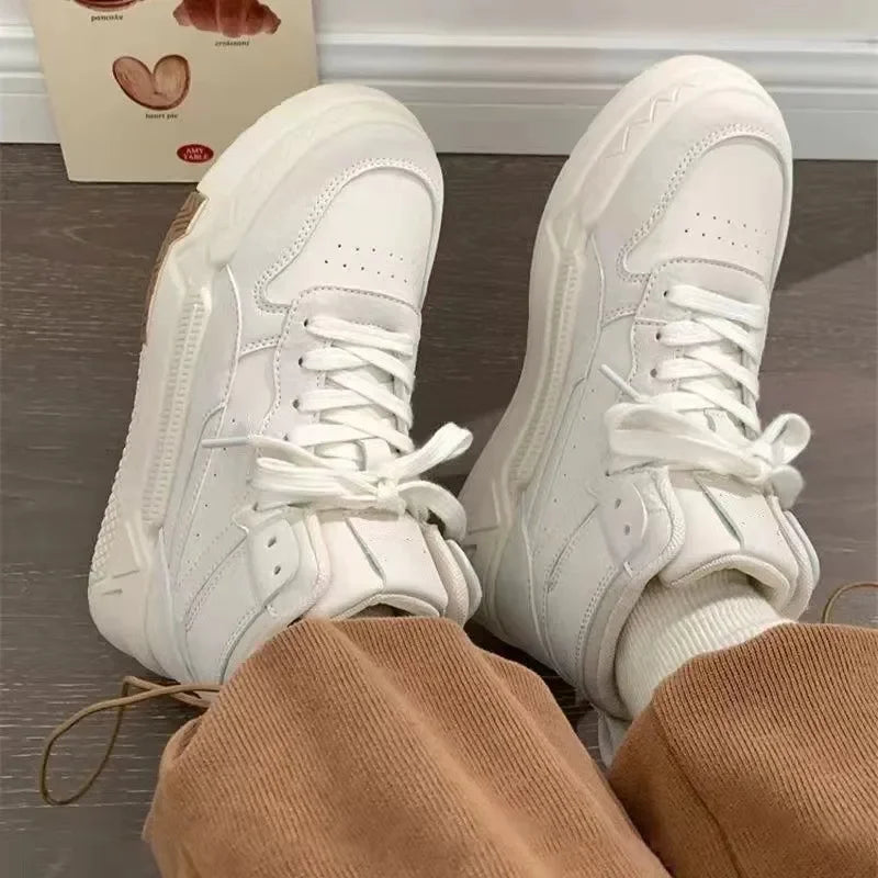 Aiertu Blue Platform Sneakers Women's Sports Shoes Vintage Casual Vulcanize Kawaii Lolita Harajuku School Boot Female Flats New Trend Aiertu