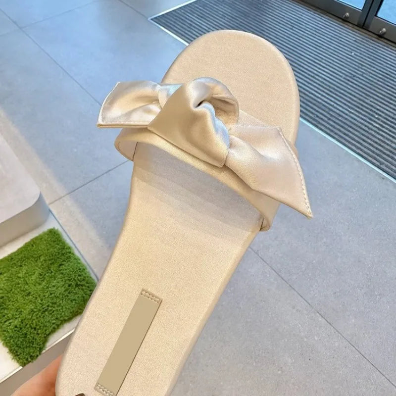 AIERTU  -  Summer New Women Shoes Exquisite French Style Flat Slippers for Woman Fashion Vacation Casual Shoes Designer Shoes Zapatos Mujer Aiertu