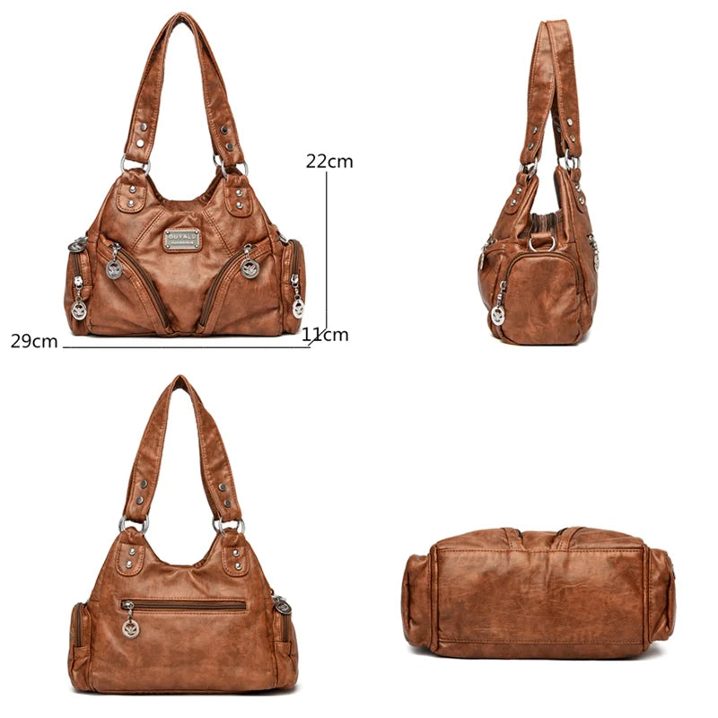 Aiertu Hot Luxury Handbags Women Bags Designer Crossbody Large Capacity Female Shoulder Bag Fashion Brand Ladies Leather Messenger Bags Aiertu