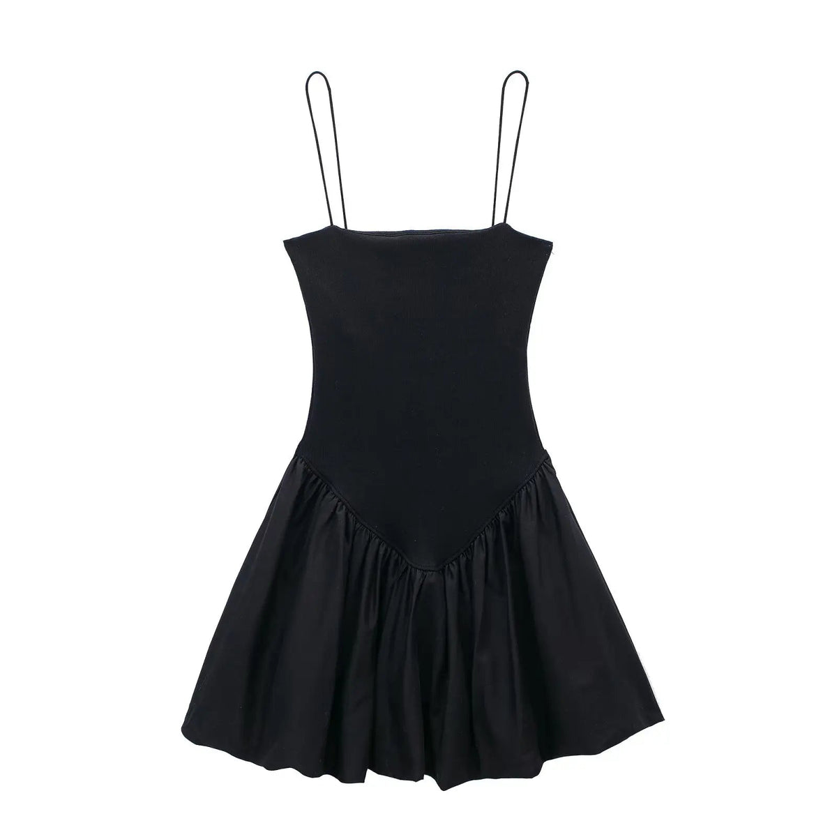 AIERTU  -  Vintage Casual Chic Solid Cami Short Draped Ball Gown Women's Summer Mini Beach Dress  Fashion New Vestidos Aiertu