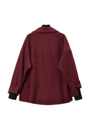 Aiertu Fake Two Piece Shirt Women Patchwork Turtleneck Turn-down Collar Autumn Winter Casual Lady Long Sleeves Female Loose Blouse Tops Aiertu