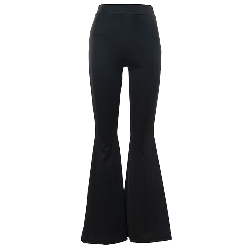 Aiertu Women's USA Boho Comfy Stretchy Bell Bottom Flare Pants Aiertu