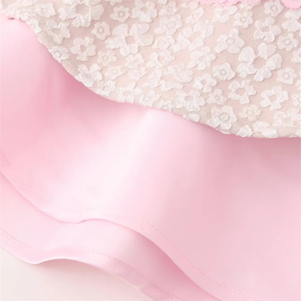 Aiertu 2024 Spring New Product Women's Fashion Sexy Lace Lace Lace Layered Decoration Bra Slim Fit Short Dress Aiertu