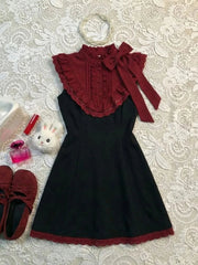 AIERTU  -  Gentle Sweet Sexy Dress Bow Ruffle 2000s Summer Korea Harajuku Aesthetic Femme Women Clothes Slim Girdling Waist Lace Tank Dress Aiertu