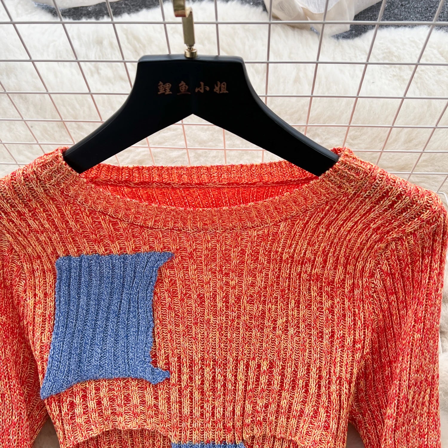 Aiertu Autumn Patchwork Knitted Two Pieces Sets Long Sleeves Hollow Out Slim Pullover+Mini Skirt Fashion Y2K Sweater Suits Aiertu
