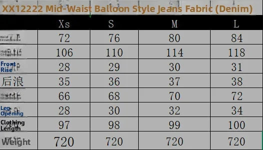 AIERTU  -  Spring New Sweet Fashionable Mid-Waist Bow Decorated Balloon Denim Pants Women's Clothing Loose Fit Long Pants Aiertu