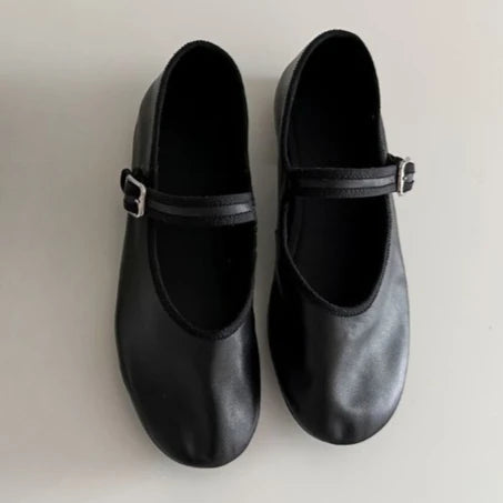 AIERTU  -  New Women's Mary Jane Shoes Exquisite Soft Leather Casual Shoes for Woman French Style Flat Shoe Designer Shoes Zapatos De Mujer Aiertu