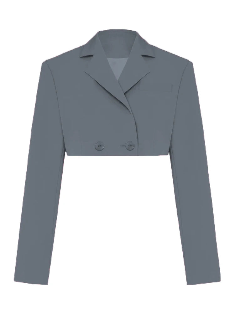 Aiertu Fashion Chic Jacket Women's Blazer Suits Green New Blazers for Women Cropped Coats Jacket Summer Casual Outfits Blazer Women Aiertu
