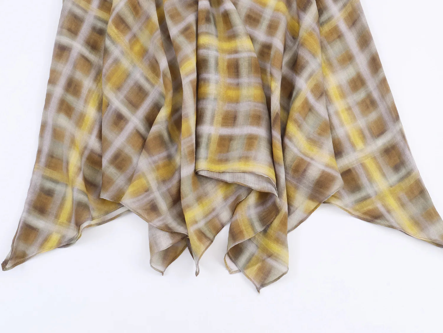 AIERTU  -  Women's Suit Matching Sets Plaid Scarf Cape Midi Skirt Vacation Casual Skirt Two-piece Set New In Matching Sets Releases In Sets Aiertu